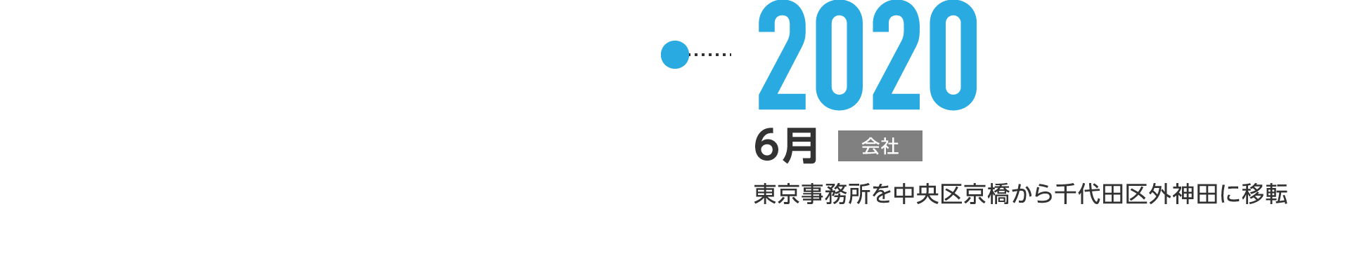 2020年6月-東京事務所を中央区京橋から千代田区外神田に移転