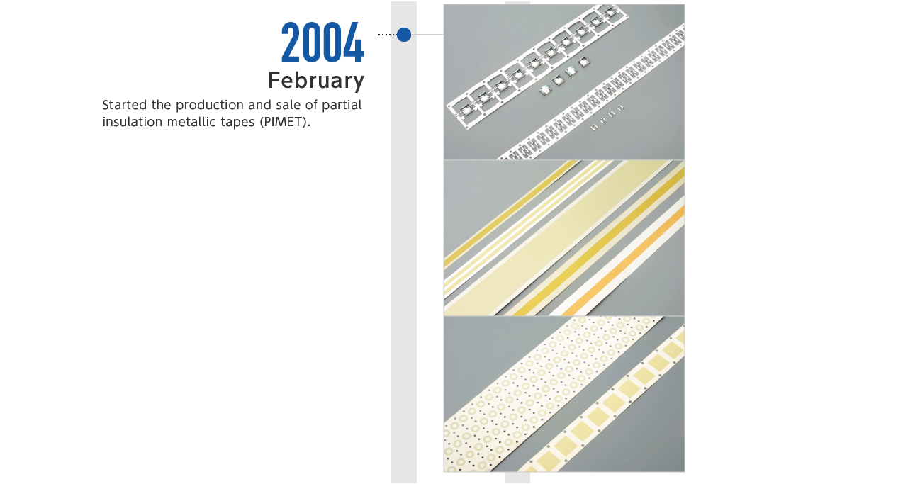 2001年5月-高密度型光成端架(SODFシリーズ)の製造・販売を開始、5月-19インチラック用パネル(Y-OPシリーズ)の製造・販売を開始、8月-光ケーブル用ドロップクロージャ(FDクロージャ)の製造・販売を開始